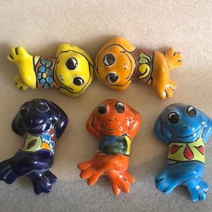 Mini Ceramic Frogs